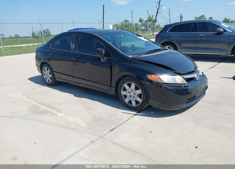 2008 HONDA CIVIC LX VIN: 2HGFA16518H346969