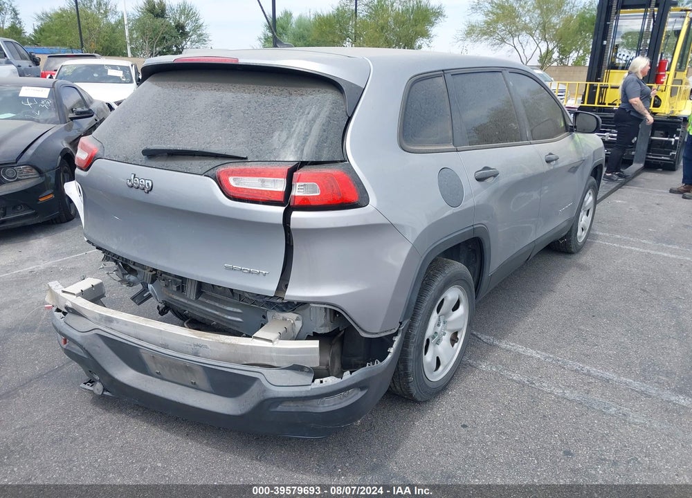 2014 JEEP CHEROKEE SPORT VIN: 1C4PJLAB8EW313427