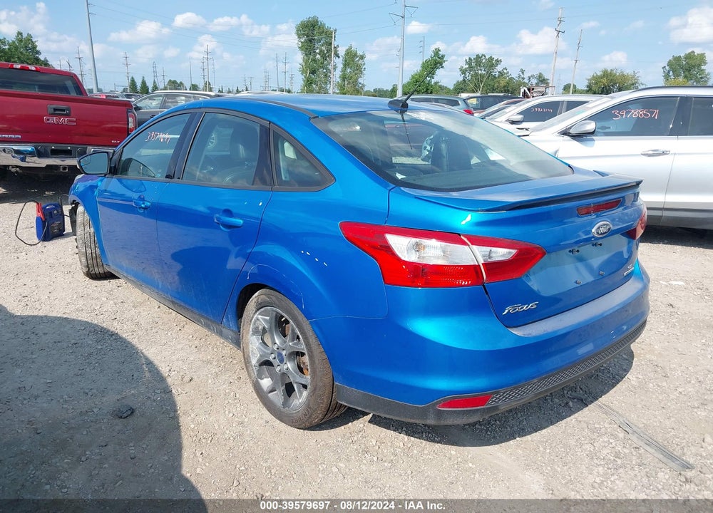 2014 FORD FOCUS SE VIN: 1FADP3F2XEL207014