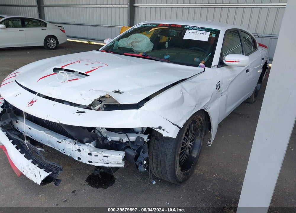 2016 DODGE CHARGER SXT VIN: 2C3CDXJG8GH155914