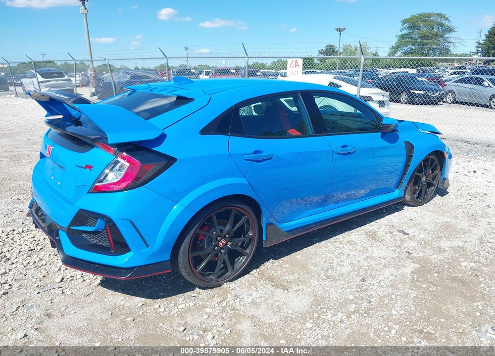 2021 HONDA CIVIC TYPE-R TOURING VIN: SHHFK8G72MU205962