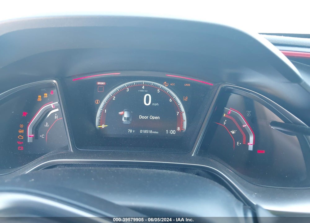2021 HONDA CIVIC TYPE-R TOURING VIN: SHHFK8G72MU205962