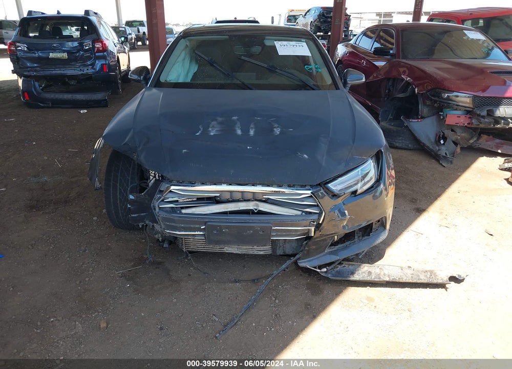 2017 AUDI A4 2.0T PREMIUM VIN: WAUANAF49HN001522
