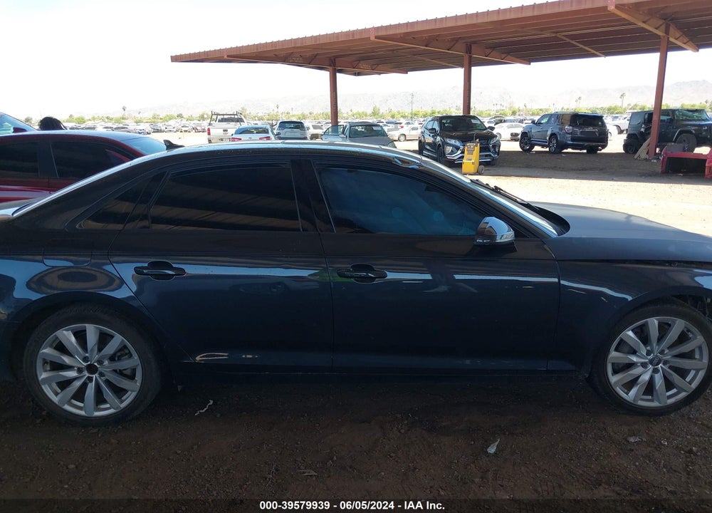 2017 AUDI A4 2.0T PREMIUM VIN: WAUANAF49HN001522