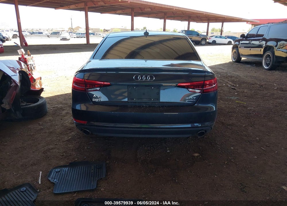 2017 AUDI A4 2.0T PREMIUM VIN: WAUANAF49HN001522