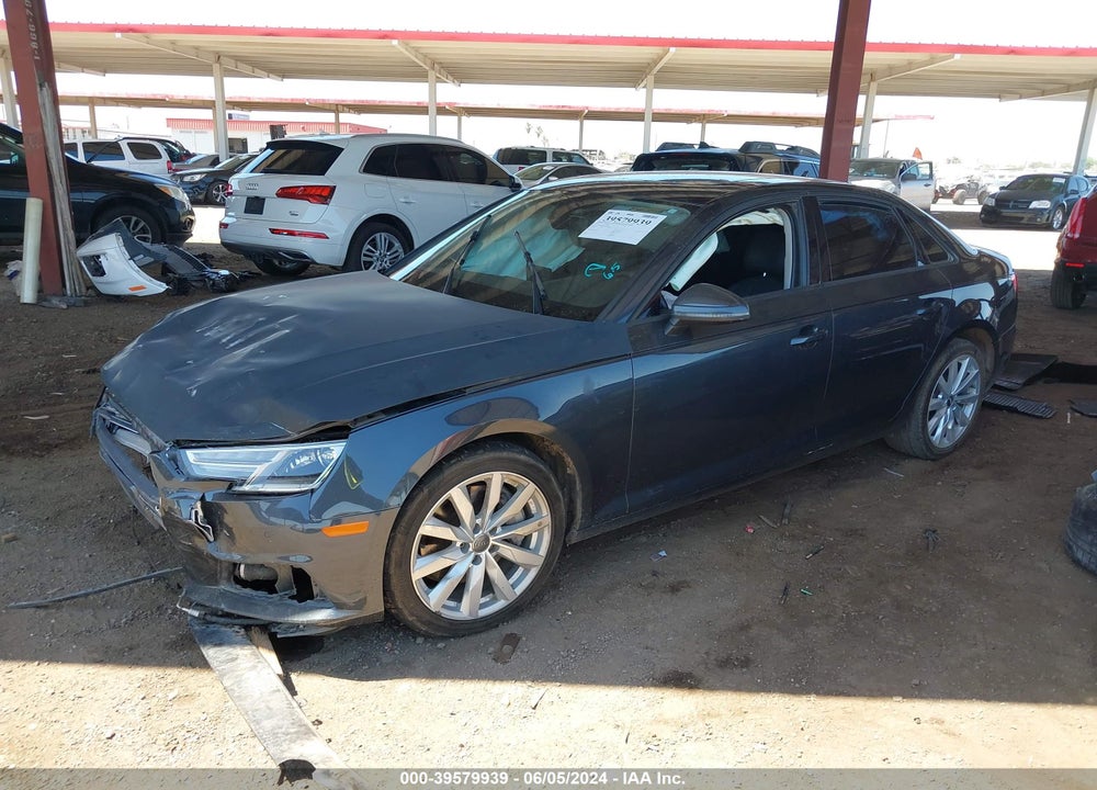 2017 AUDI A4 2.0T PREMIUM VIN: WAUANAF49HN001522