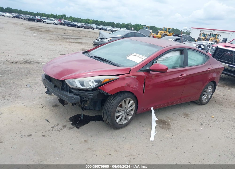 2016 HYUNDAI ELANTRA SE VIN: 5NPDH4AEXGH743595