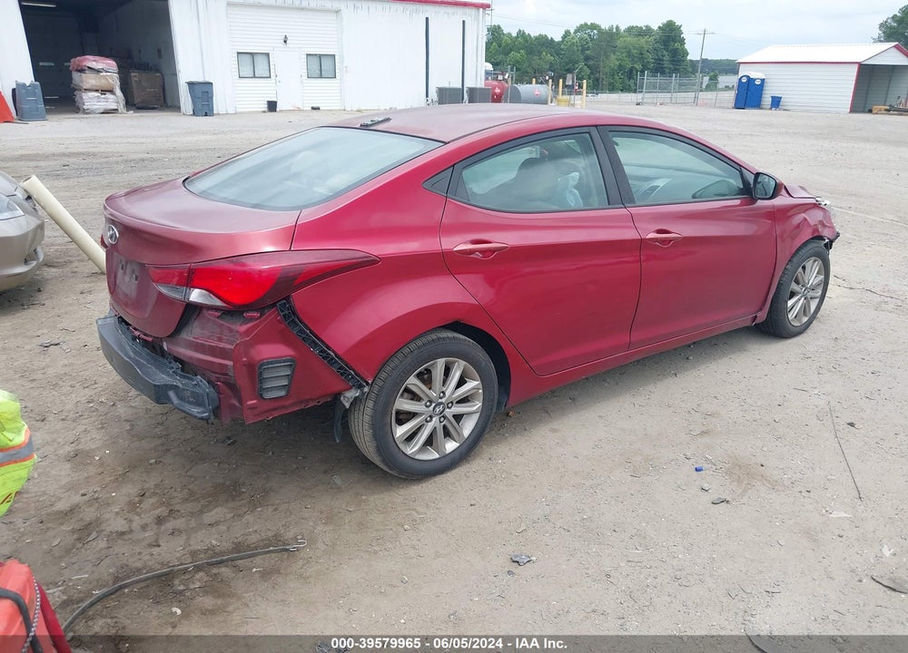 2016 HYUNDAI ELANTRA SE VIN: 5NPDH4AEXGH743595
