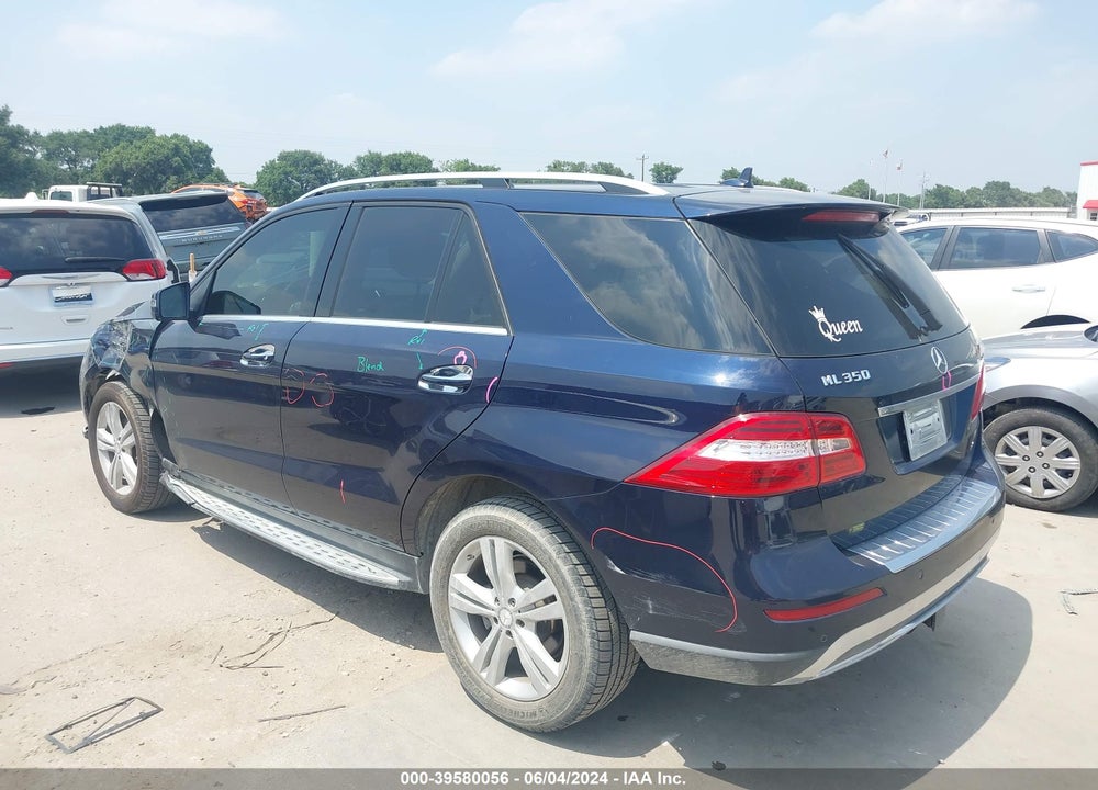 2015 MERCEDES-BENZ ML 350 4MATIC VIN: 4JGDA5HB3FA521259
