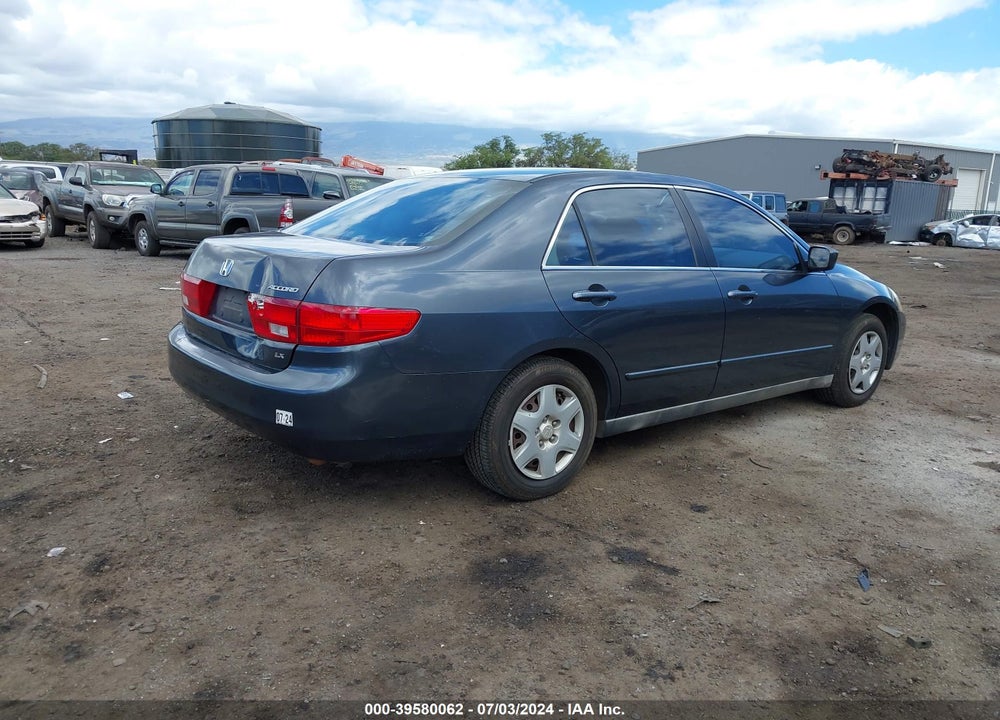 2005 HONDA ACCORD 2.4 LX VIN: 1HGCM56455A158703