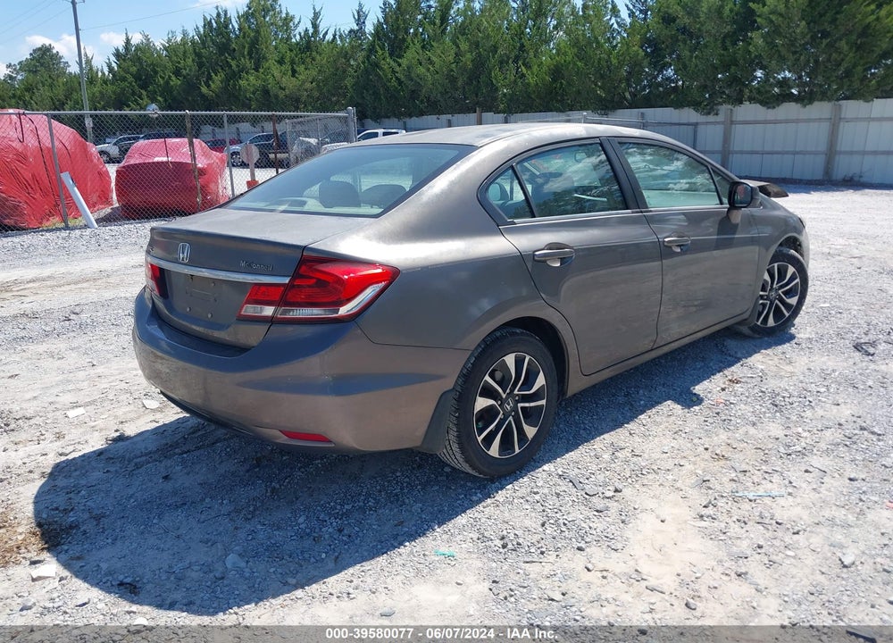 2013 HONDA CIVIC EX VIN: 2HGFB2F85DH536135