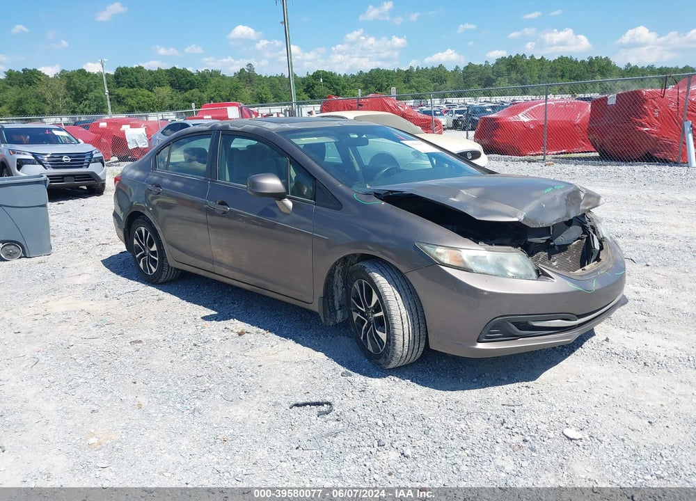 2013 HONDA CIVIC EX VIN: 2HGFB2F85DH536135