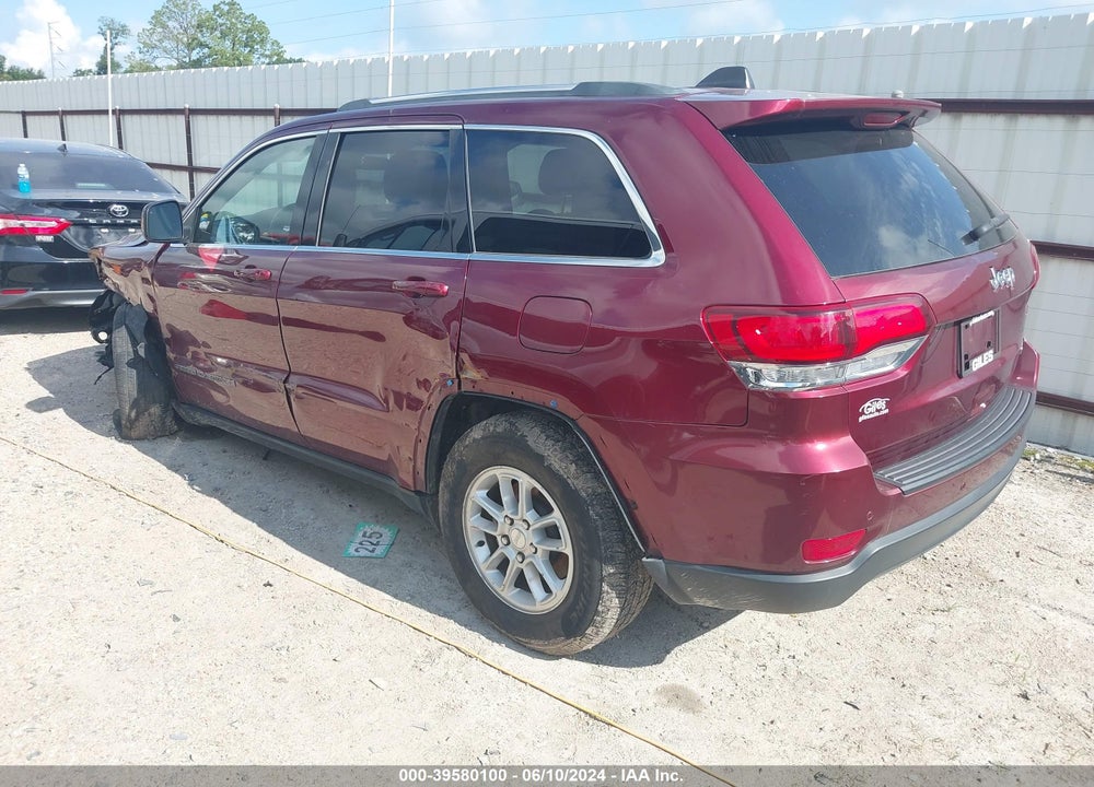 2020 JEEP GRAND CHEROKEE LAREDO E 4X2 VIN: 1C4RJEAG5LC212375