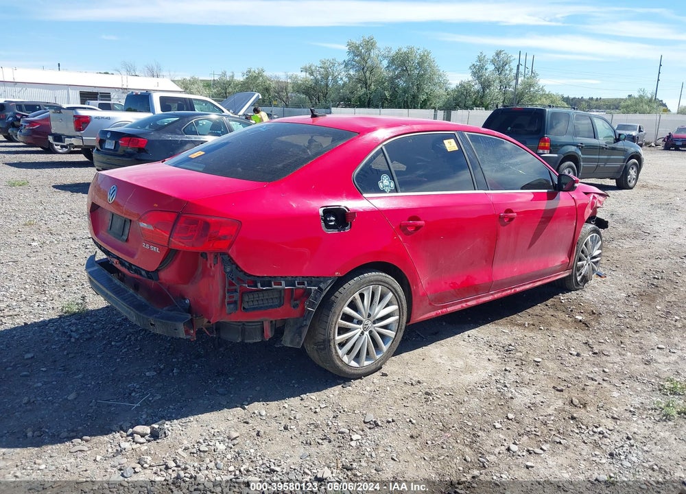 2011 VOLKSWAGEN JETTA 2.5L SEL VIN: 3VWLX7AJ8BM394448
