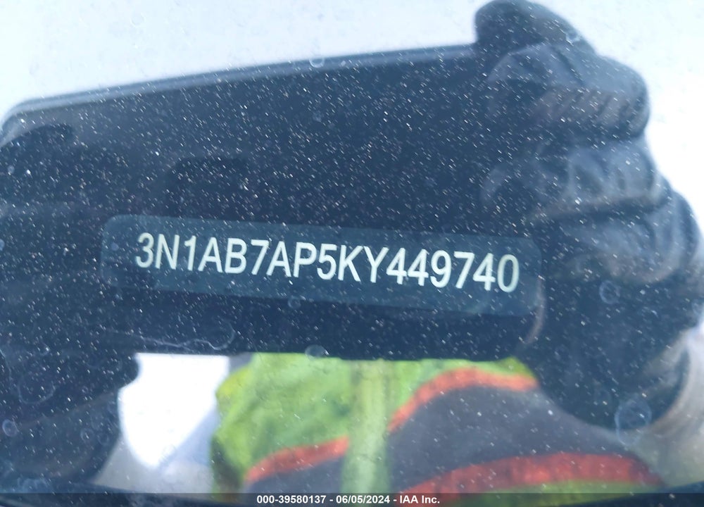 2019 NISSAN SENTRA SV VIN: 3N1AB7AP5KY449740