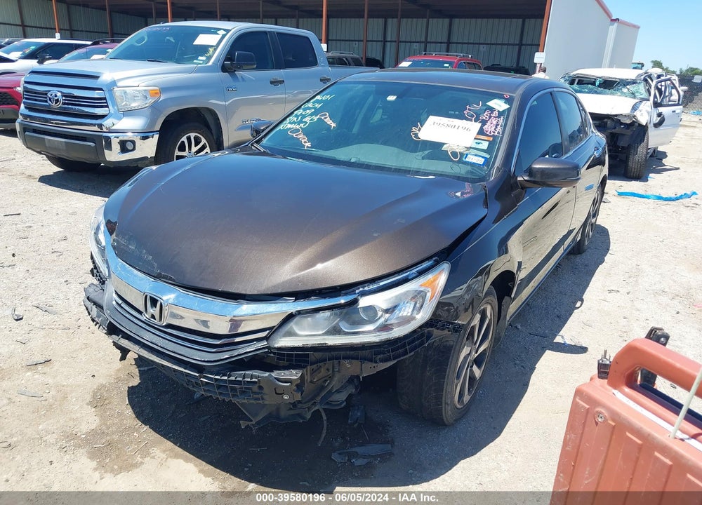 2016 HONDA ACCORD EX-L VIN: 1HGCR2F89GA050011