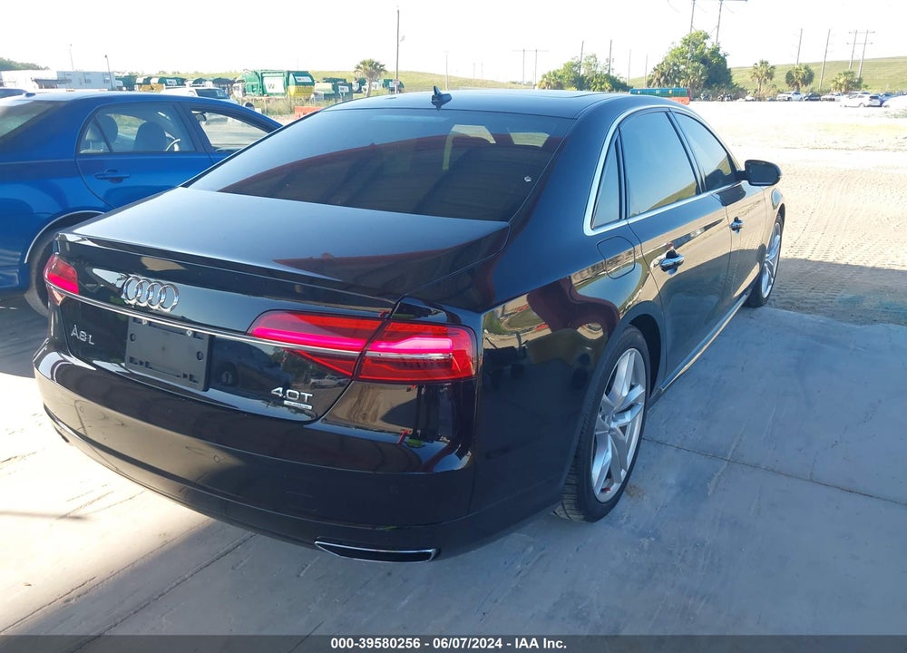 2016 AUDI A8 L 4.0T SPORT VIN: WAU43AFD7GN005280