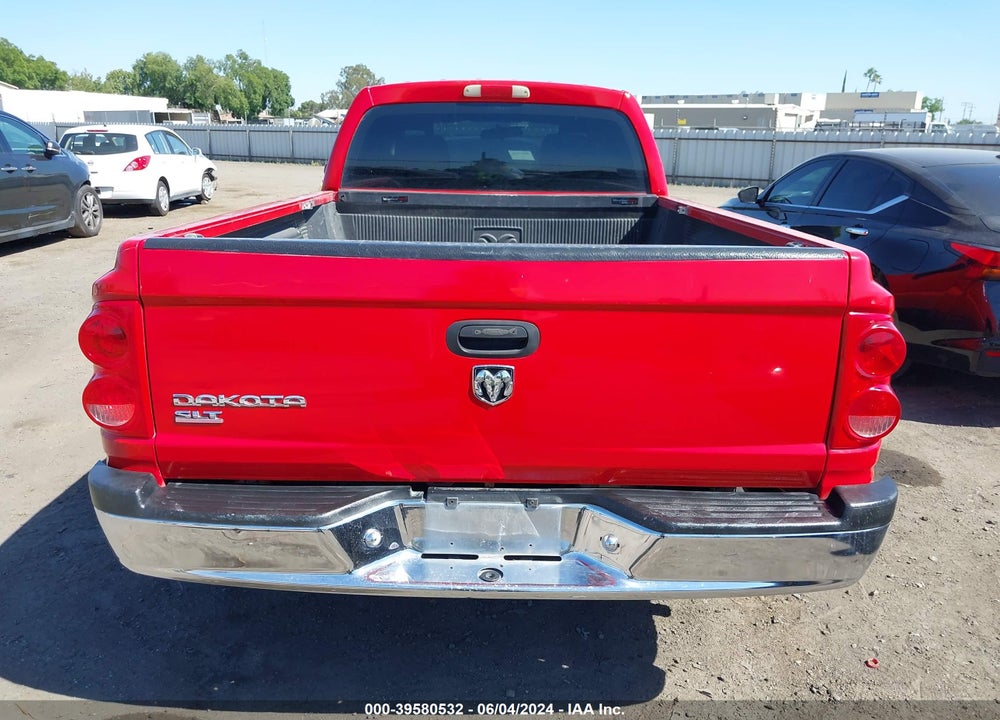 2005 DODGE DAKOTA SLT VIN: 1D7HE42K35S256533