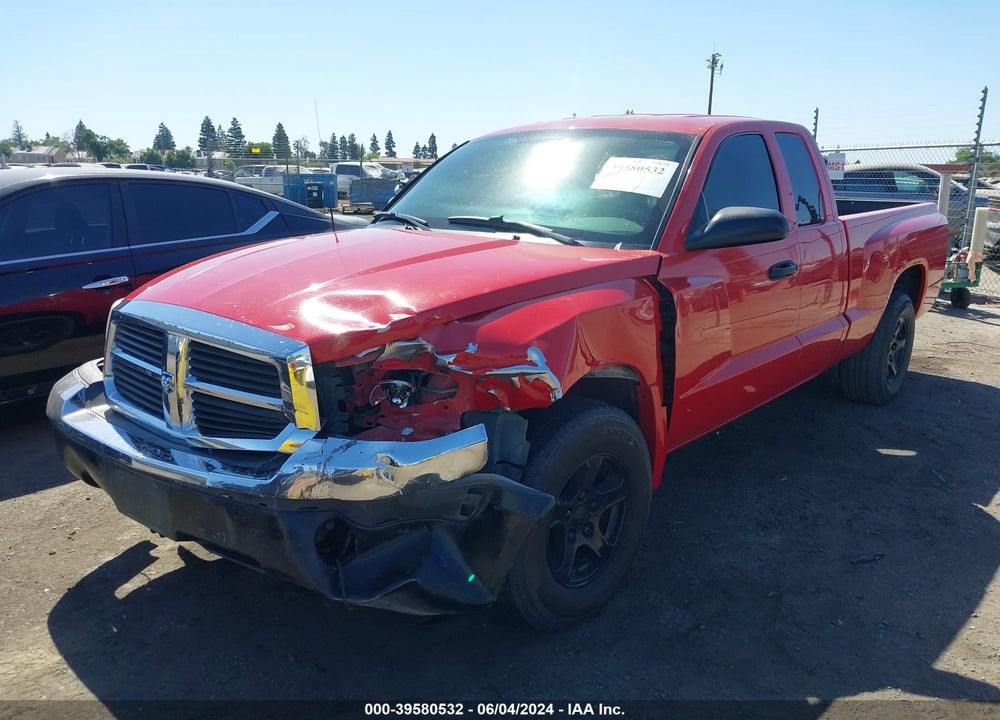 2005 DODGE DAKOTA SLT VIN: 1D7HE42K35S256533