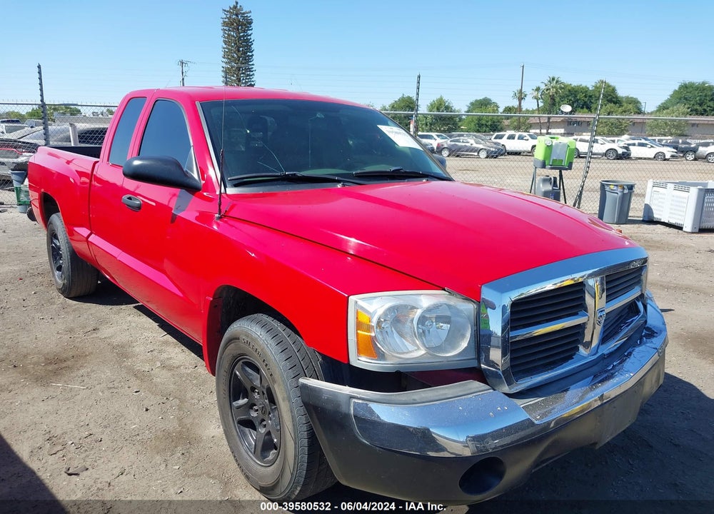 2005 DODGE DAKOTA SLT VIN: 1D7HE42K35S256533