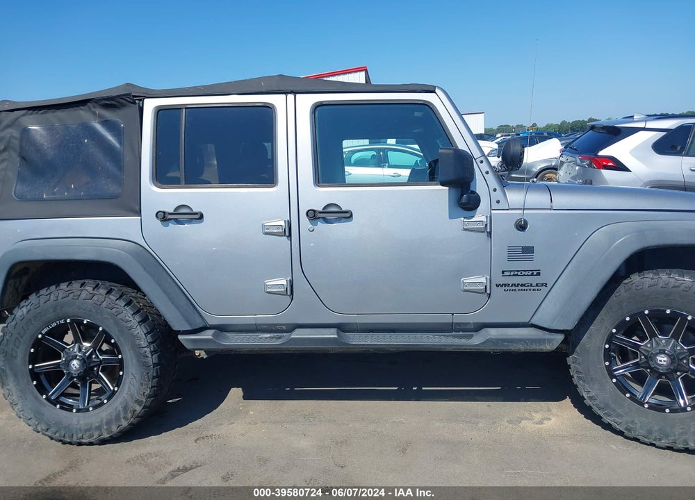 2014 JEEP WRANGLER UNLIMITED SPORT VIN: 1C4HJWDG9EL220978