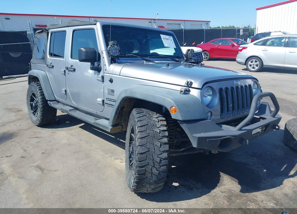 2014 JEEP WRANGLER UNLIMITED SPORT VIN: 1C4HJWDG9EL220978