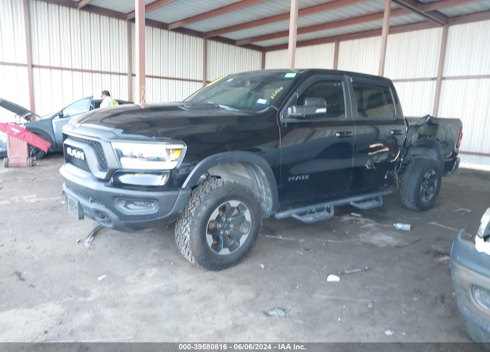 2019 RAM 1500 REBEL 4X4 5'7 BOX VIN: 1C6SRFLTXKN695480