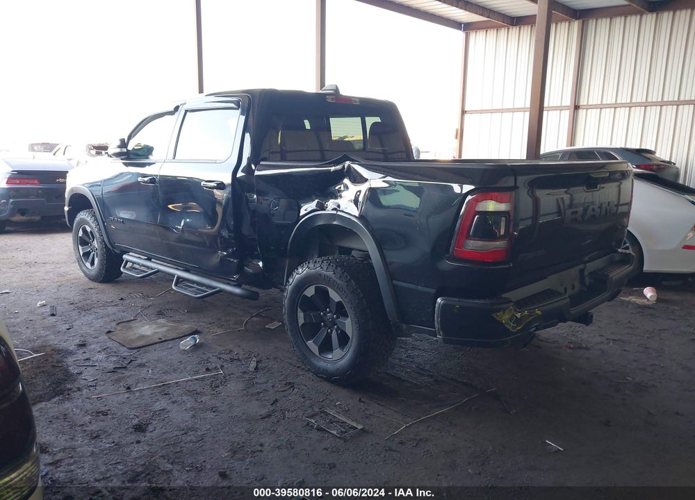 2019 RAM 1500 REBEL 4X4 5'7 BOX VIN: 1C6SRFLTXKN695480
