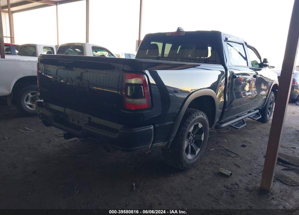 2019 RAM 1500 REBEL 4X4 5'7 BOX VIN: 1C6SRFLTXKN695480