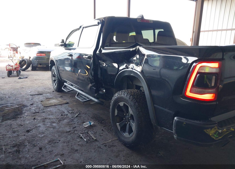 2019 RAM 1500 REBEL 4X4 5'7 BOX VIN: 1C6SRFLTXKN695480