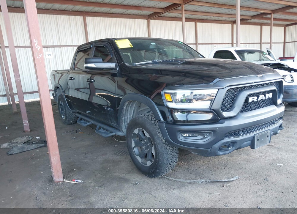 2019 RAM 1500 REBEL 4X4 5'7 BOX VIN: 1C6SRFLTXKN695480