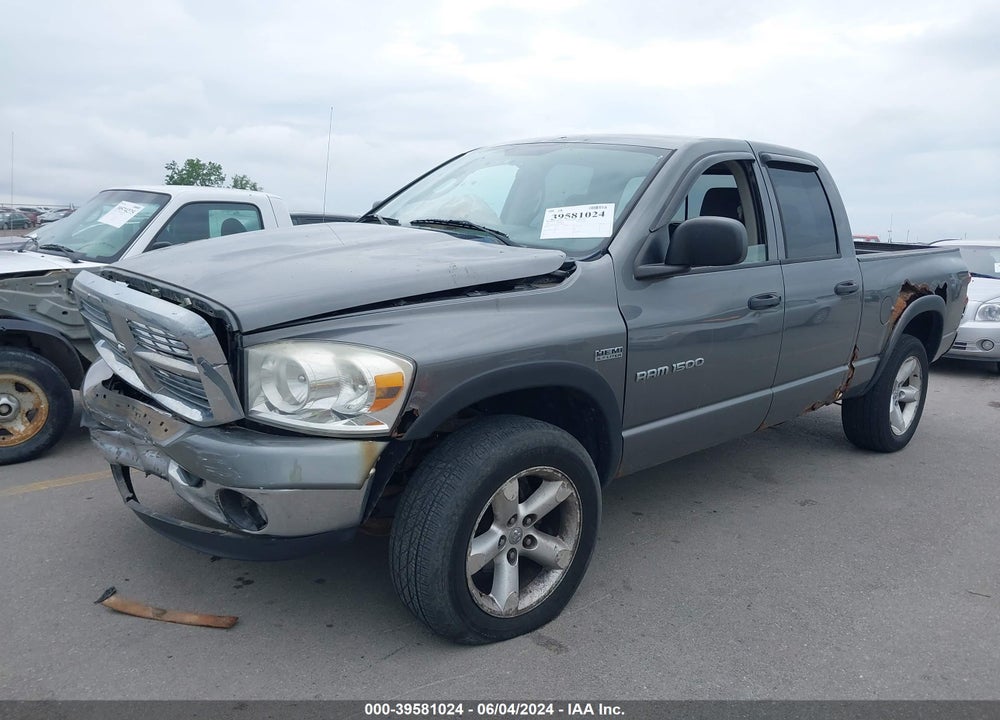 2007 DODGE RAM 1500 SLT/TRX4 OFF ROAD/SPORT VIN: 1D7HU18227S200496