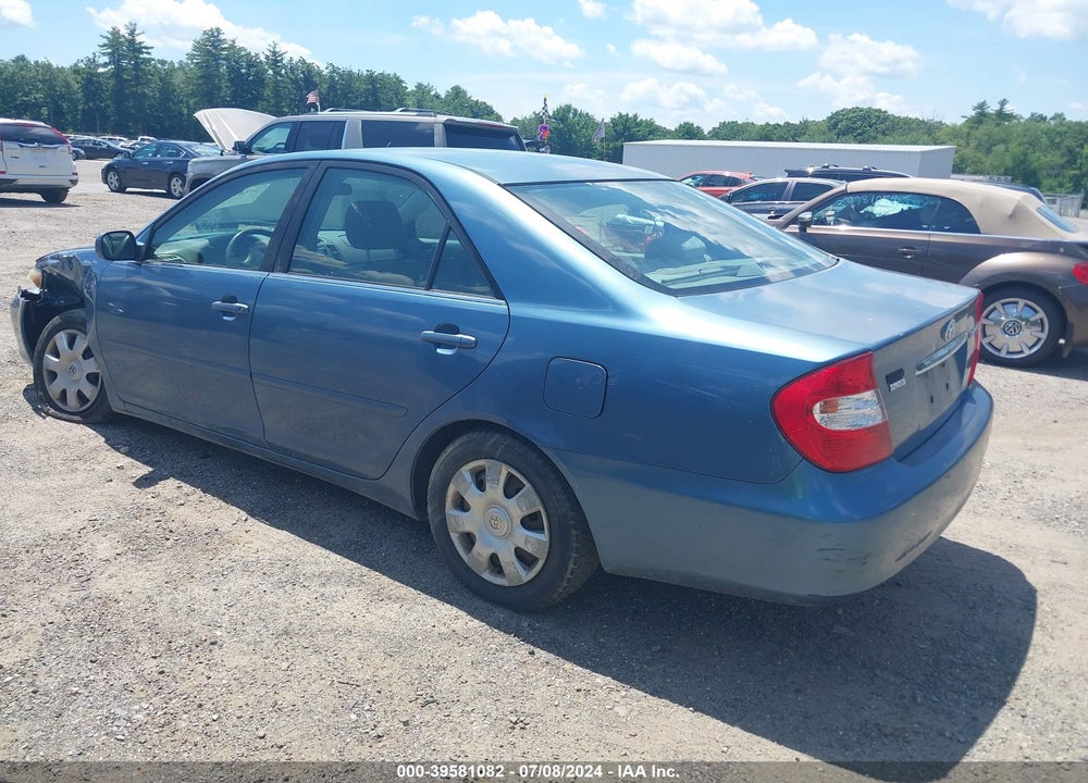 2003 TOYOTA CAMRY LE VIN: 4T1BE32K33U216072