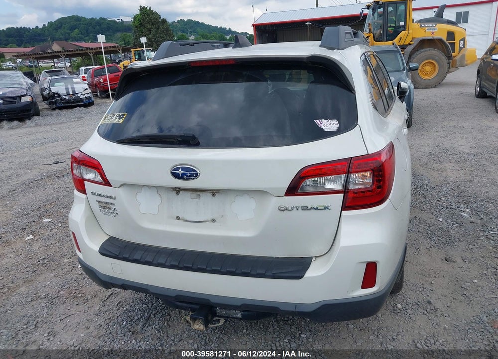 2016 SUBARU OUTBACK 2.5I LIMITED VIN: 4S4BSBNC6G3277726