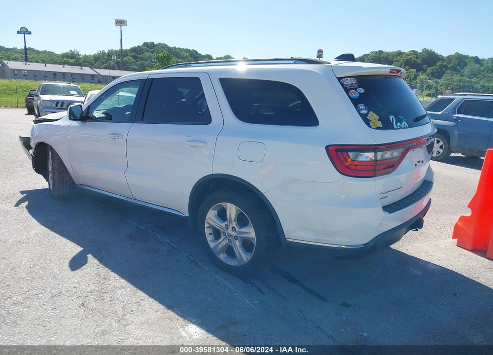 2015 DODGE DURANGO LIMITED VIN: 1C4RDJDG7FC921454