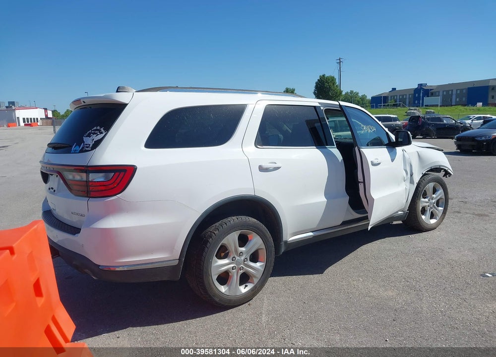 2015 DODGE DURANGO LIMITED VIN: 1C4RDJDG7FC921454