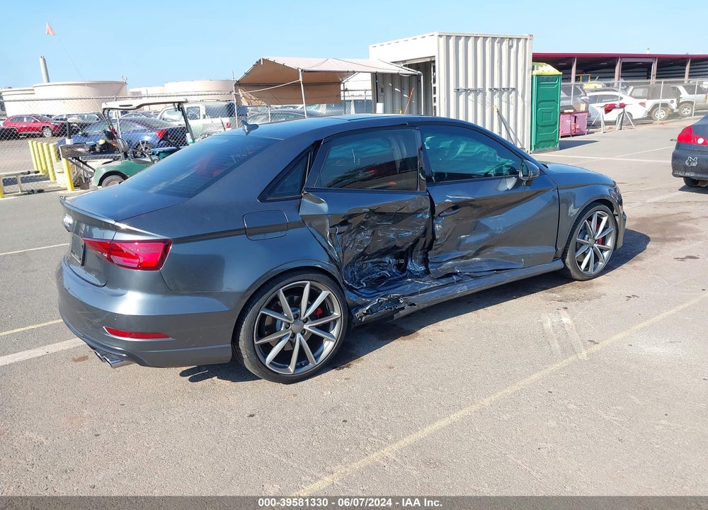 2017 AUDI S3 2.0T PREMIUM PLUS VIN: WAUB1GFF3H1064644