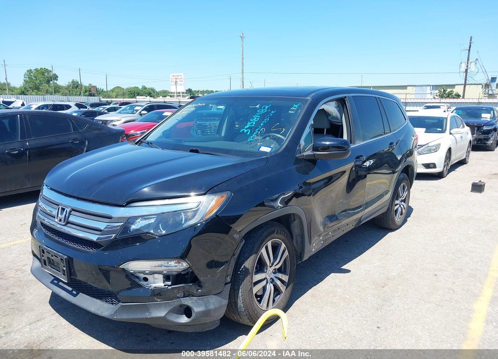 2017 HONDA PILOT EX-L VIN: 5FNYF6H50HB027006