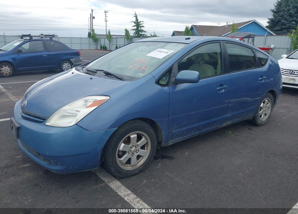 2005 TOYOTA PRIUS VIN: JTDKB20U550132129