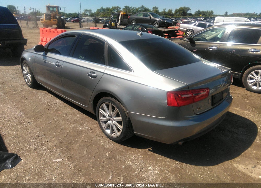 2014 AUDI A6 3.0T PREMIUM PLUS VIN: WAUFGAFC1EN069011