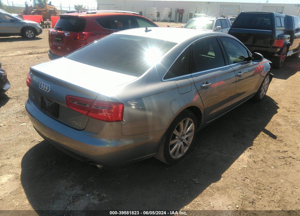 2014 AUDI A6 3.0T PREMIUM PLUS VIN: WAUFGAFC1EN069011