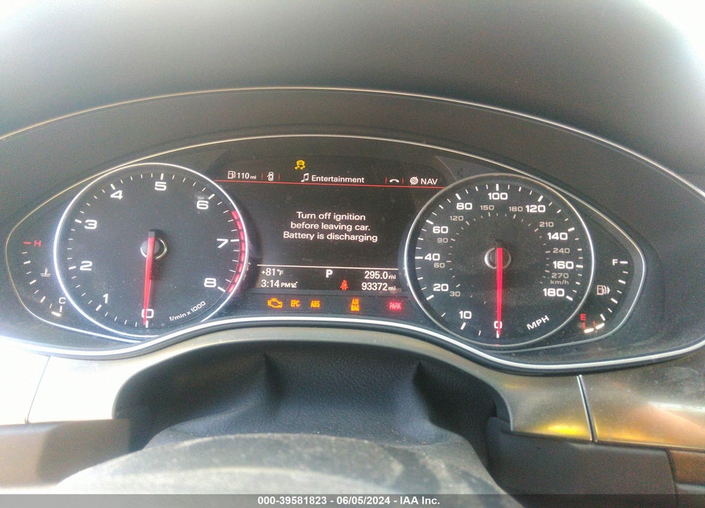 2014 AUDI A6 3.0T PREMIUM PLUS VIN: WAUFGAFC1EN069011