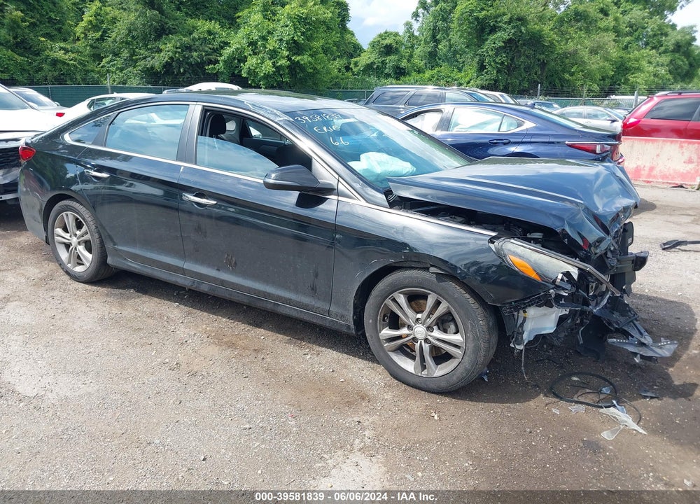 2018 HYUNDAI SONATA SEL VIN: 5NPE34AF8JH596471