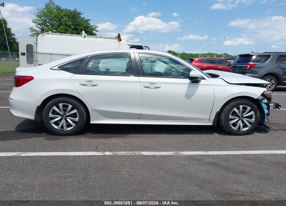 2023 HONDA CIVIC LX VIN: 2HGFE2F21PH554512