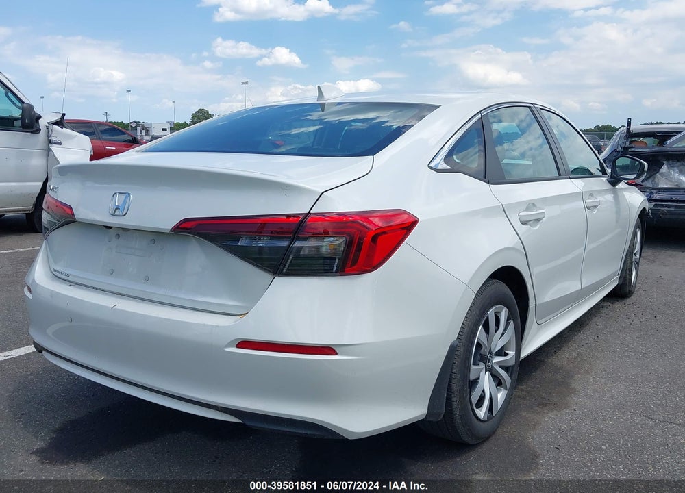 2023 HONDA CIVIC LX VIN: 2HGFE2F21PH554512