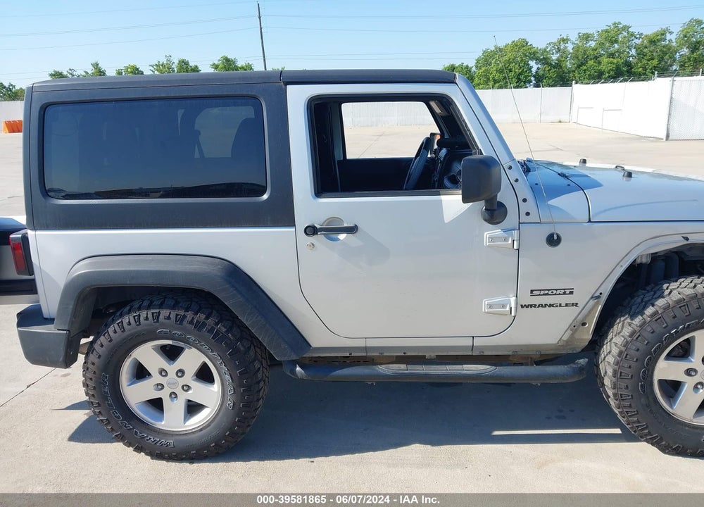 2012 JEEP WRANGLER SPORT VIN: 1C4AJWAG4CL128518