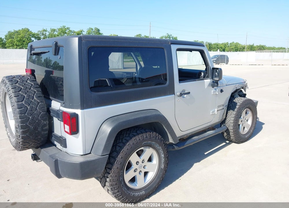 2012 JEEP WRANGLER SPORT VIN: 1C4AJWAG4CL128518