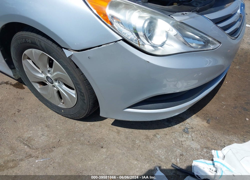 2014 HYUNDAI SONATA GLS VIN: 5NPEB4AC5EH818737
