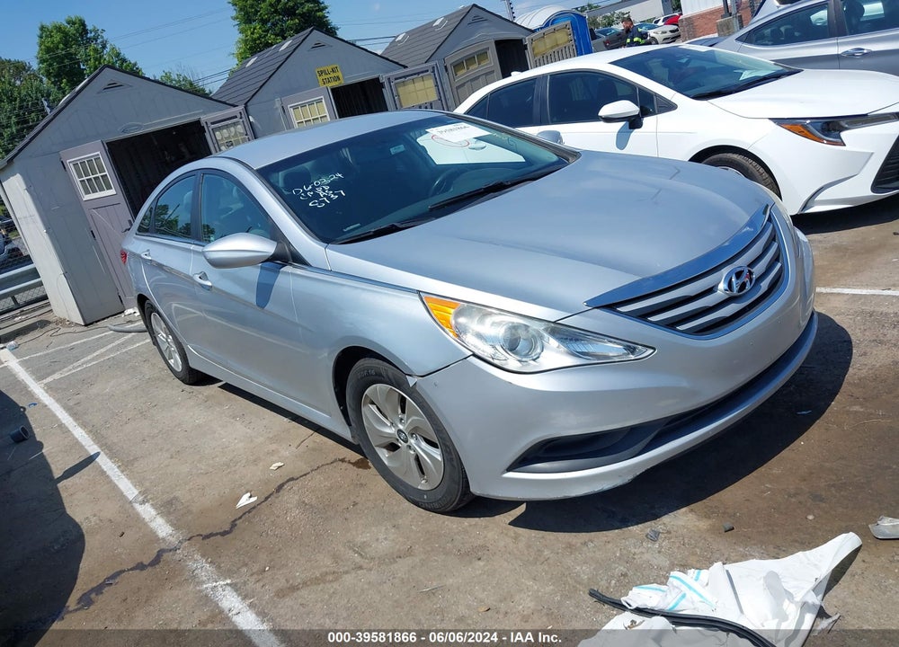 2014 HYUNDAI SONATA GLS VIN: 5NPEB4AC5EH818737