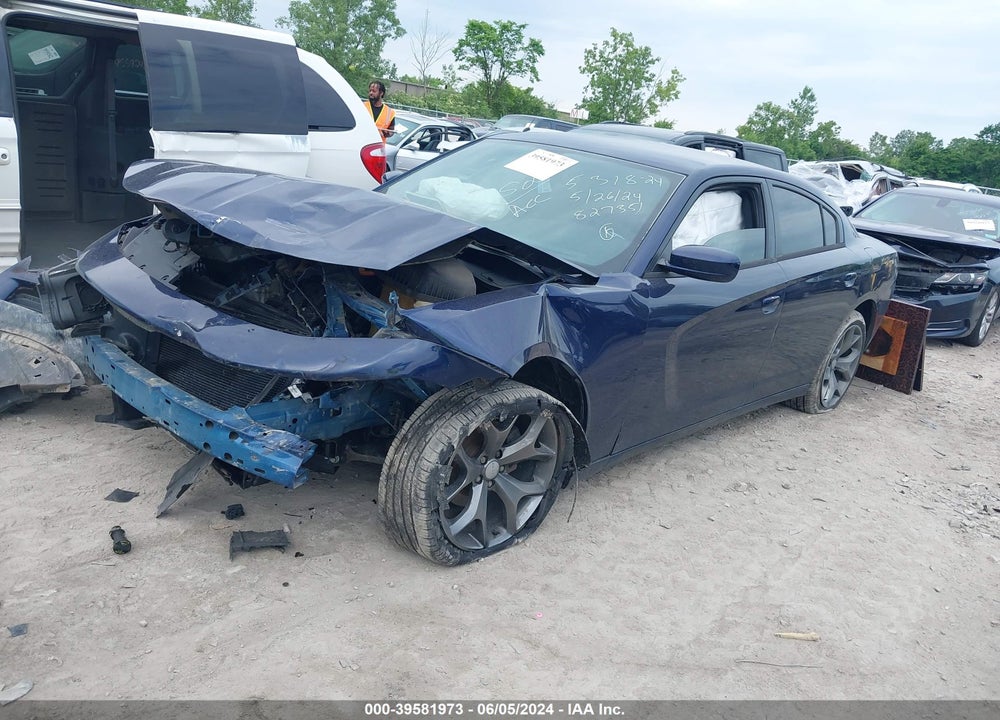 2015 DODGE CHARGER SE VIN: 2C3CDXBG2FH827351